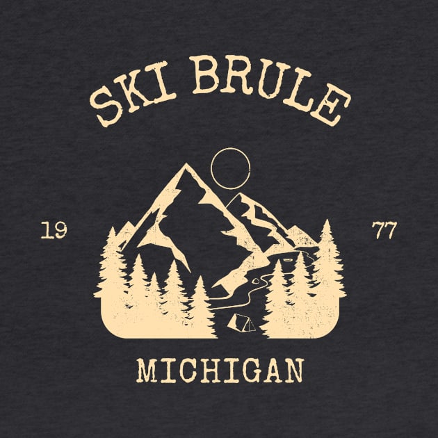 SKI BRULE MICHIGAN by Cult Classics